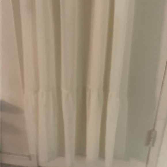 Sheer Chiffon Ivory Maxi Dress - Picture 7 of 11